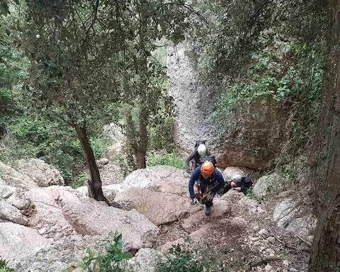 Vía Ferrata Les Dames en Montserrat
