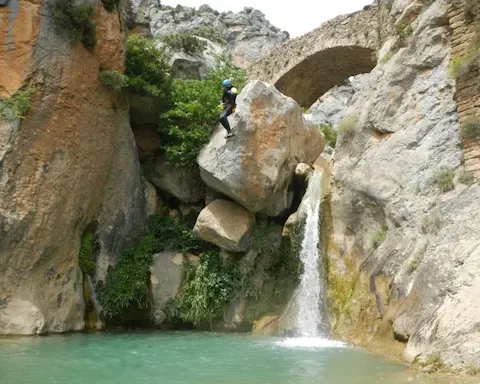 Abenteuer-Canyoning im Barranc de Bóixols